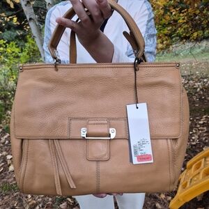 Kooba Aiden Camel shoulder bag